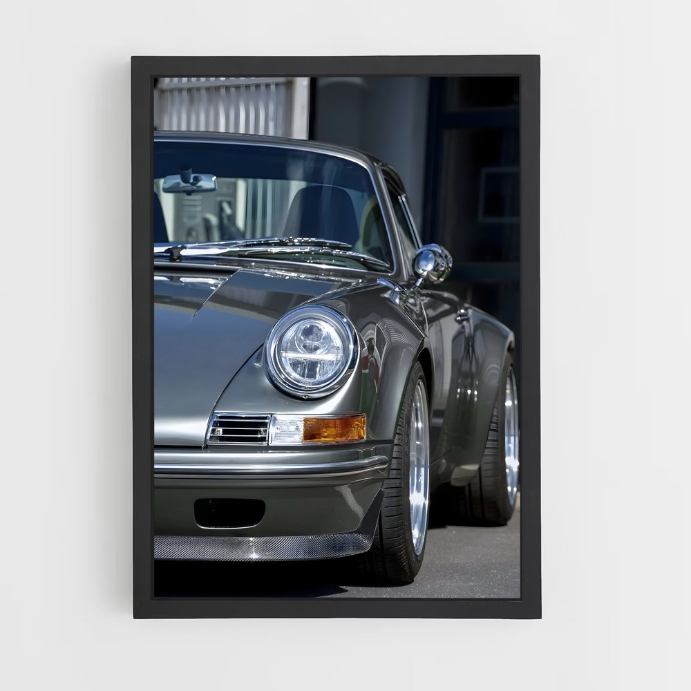 Poster chic sport rétro – affiche Porsche (vue 2)